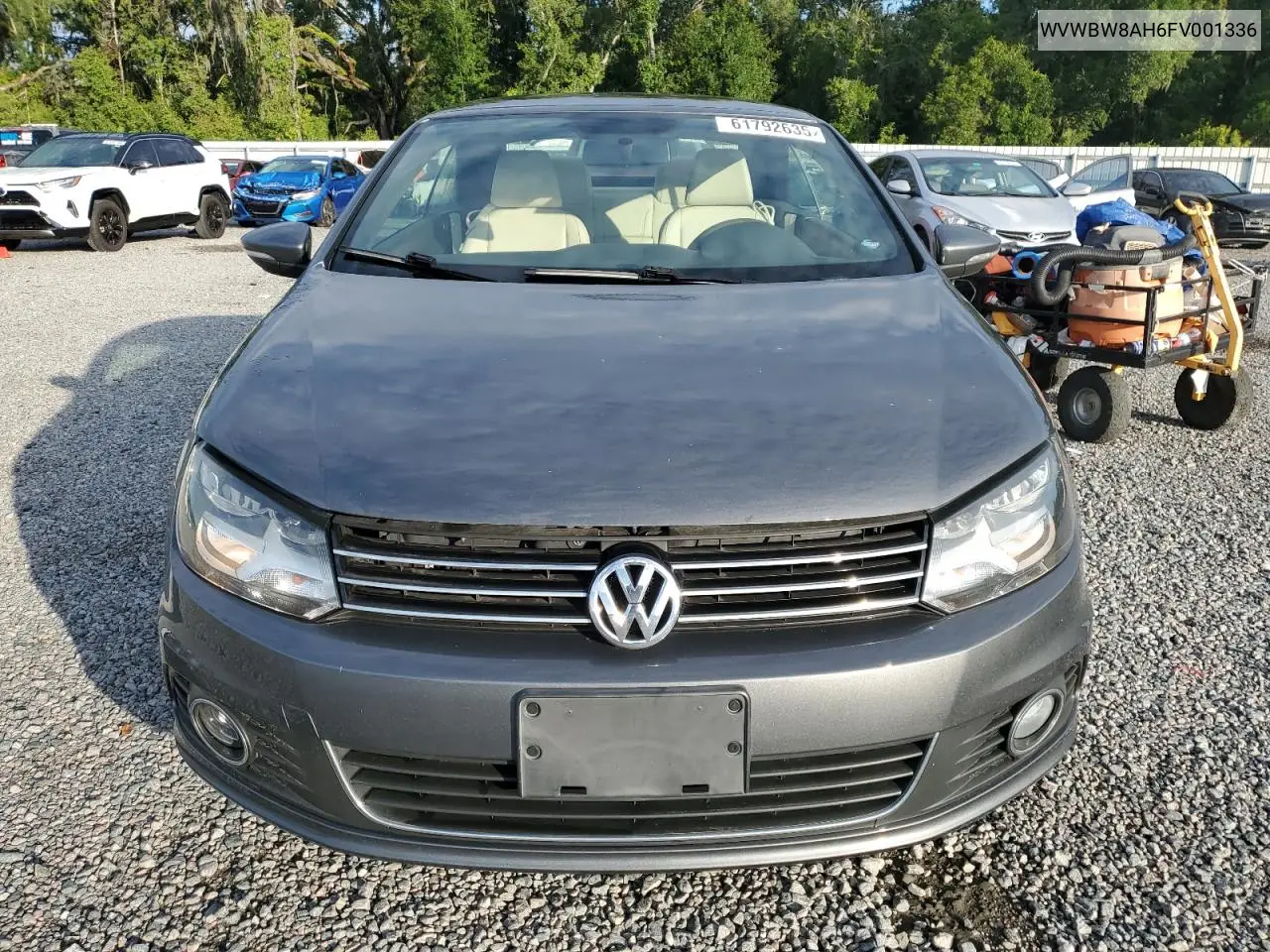 2015 Volkswagen Eos Komfort VIN: WVWBW8AH6FV001336 Lot: 61792635