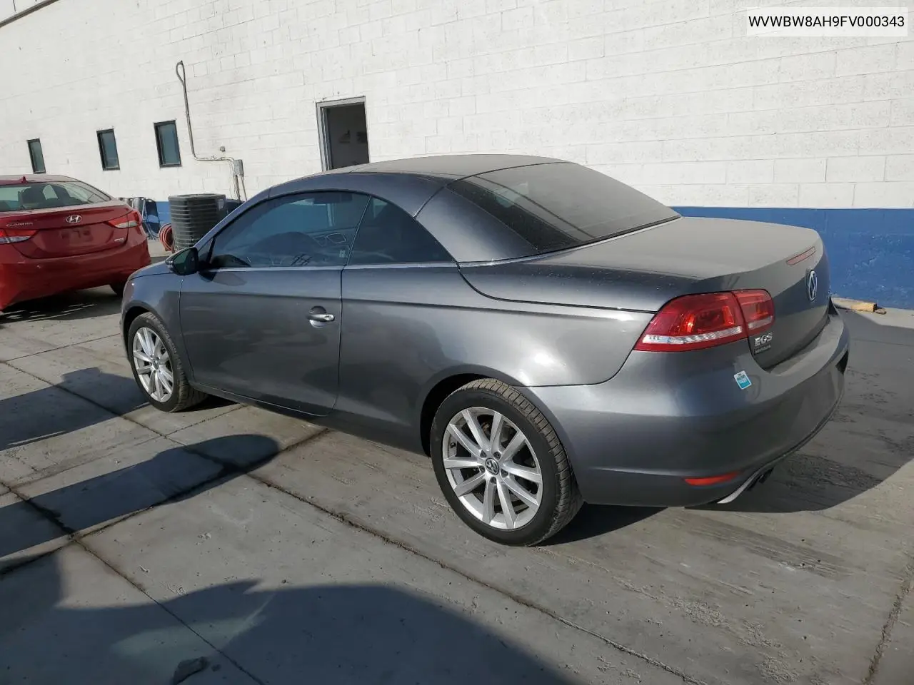 2015 Volkswagen Eos Komfort VIN: WVWBW8AH9FV000343 Lot: 62675635