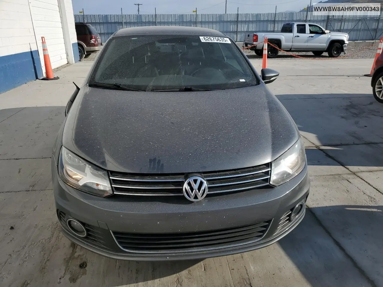 2015 Volkswagen Eos Komfort VIN: WVWBW8AH9FV000343 Lot: 62675635