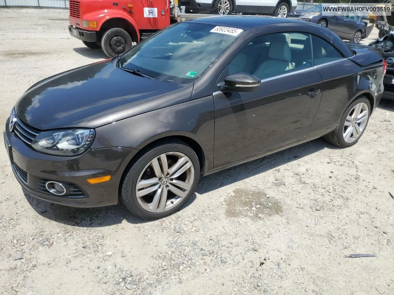 2015 Volkswagen Eos Lux VIN: WVWFW8AH0FV003519 Lot: 65923455