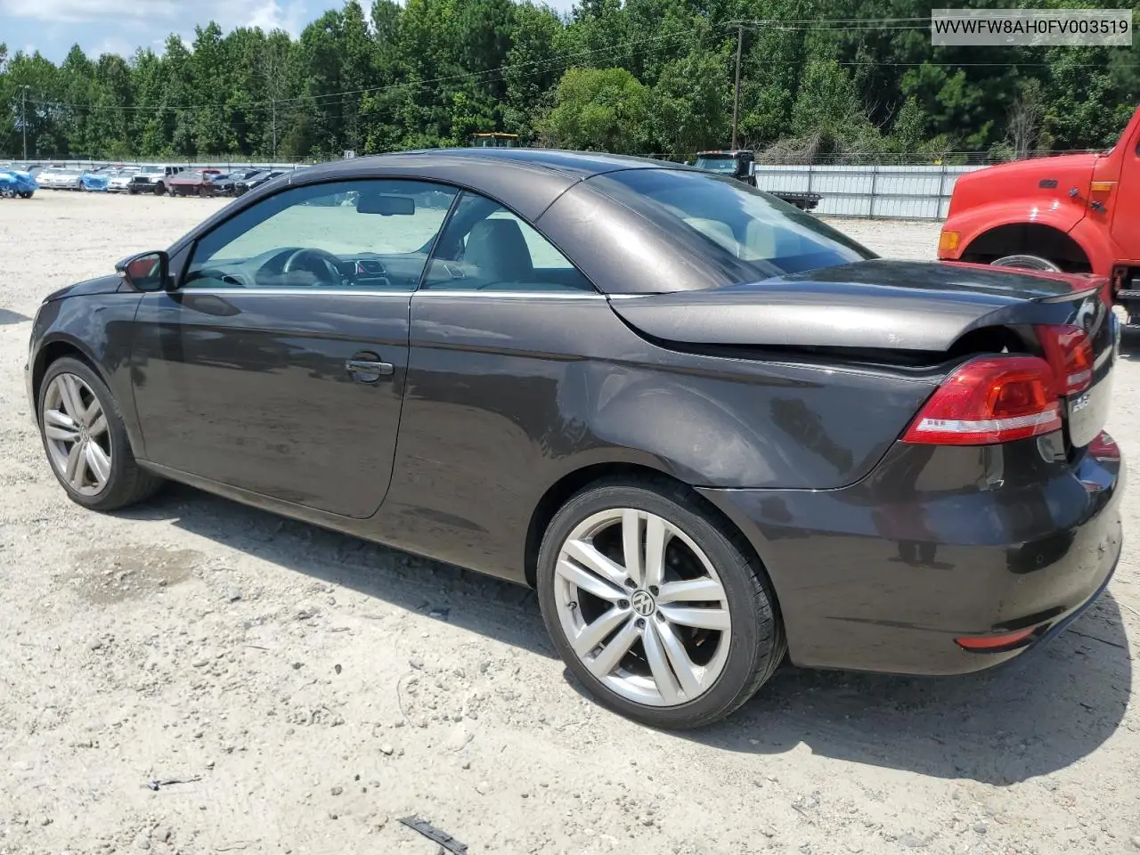 2015 Volkswagen Eos Lux VIN: WVWFW8AH0FV003519 Lot: 65923455