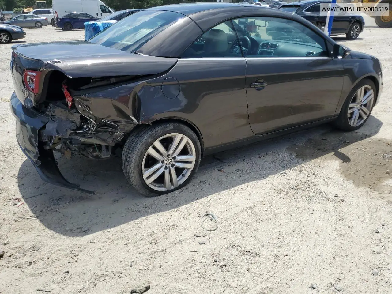 2015 Volkswagen Eos Lux VIN: WVWFW8AH0FV003519 Lot: 65923455