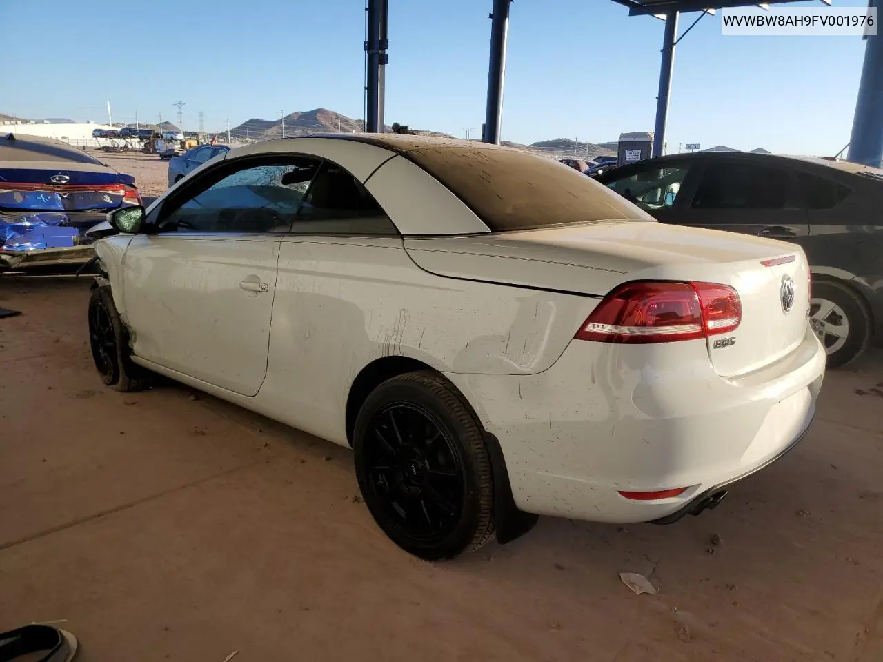2015 Volkswagen Eos Komfort VIN: WVWBW8AH9FV001976 Lot: 85808354