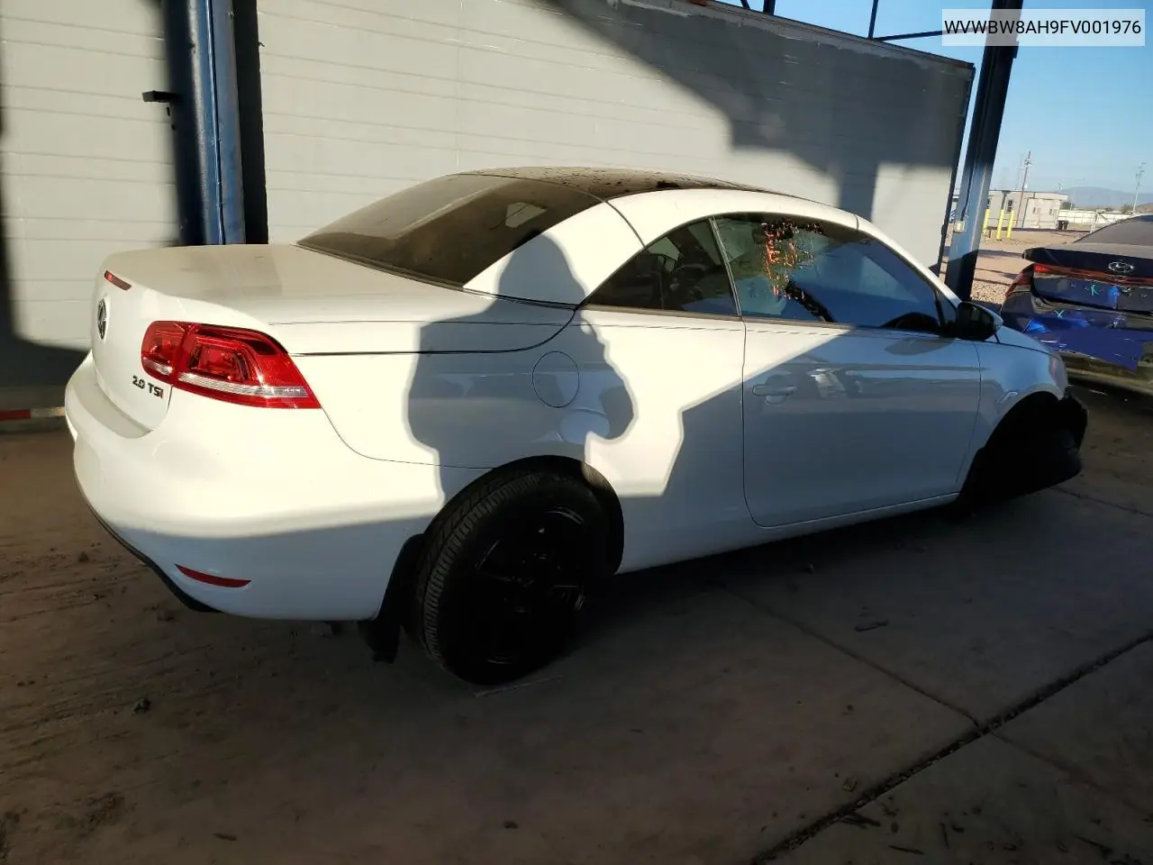 2015 Volkswagen Eos Komfort VIN: WVWBW8AH9FV001976 Lot: 85808354