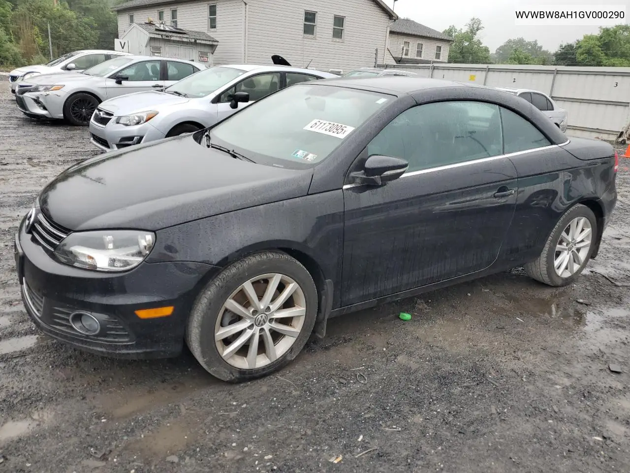2016 Volkswagen Eos Komfort VIN: WVWBW8AH1GV000290 Lot: 61173095
