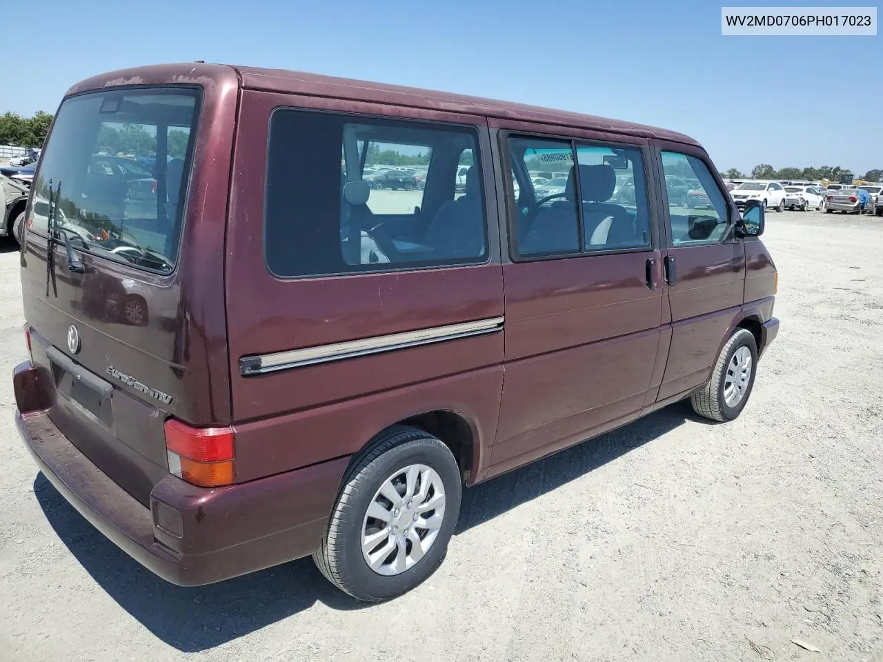 1993 Volkswagen Eurovan Mv VIN: WV2MD0706PH017023 Lot: 61960985