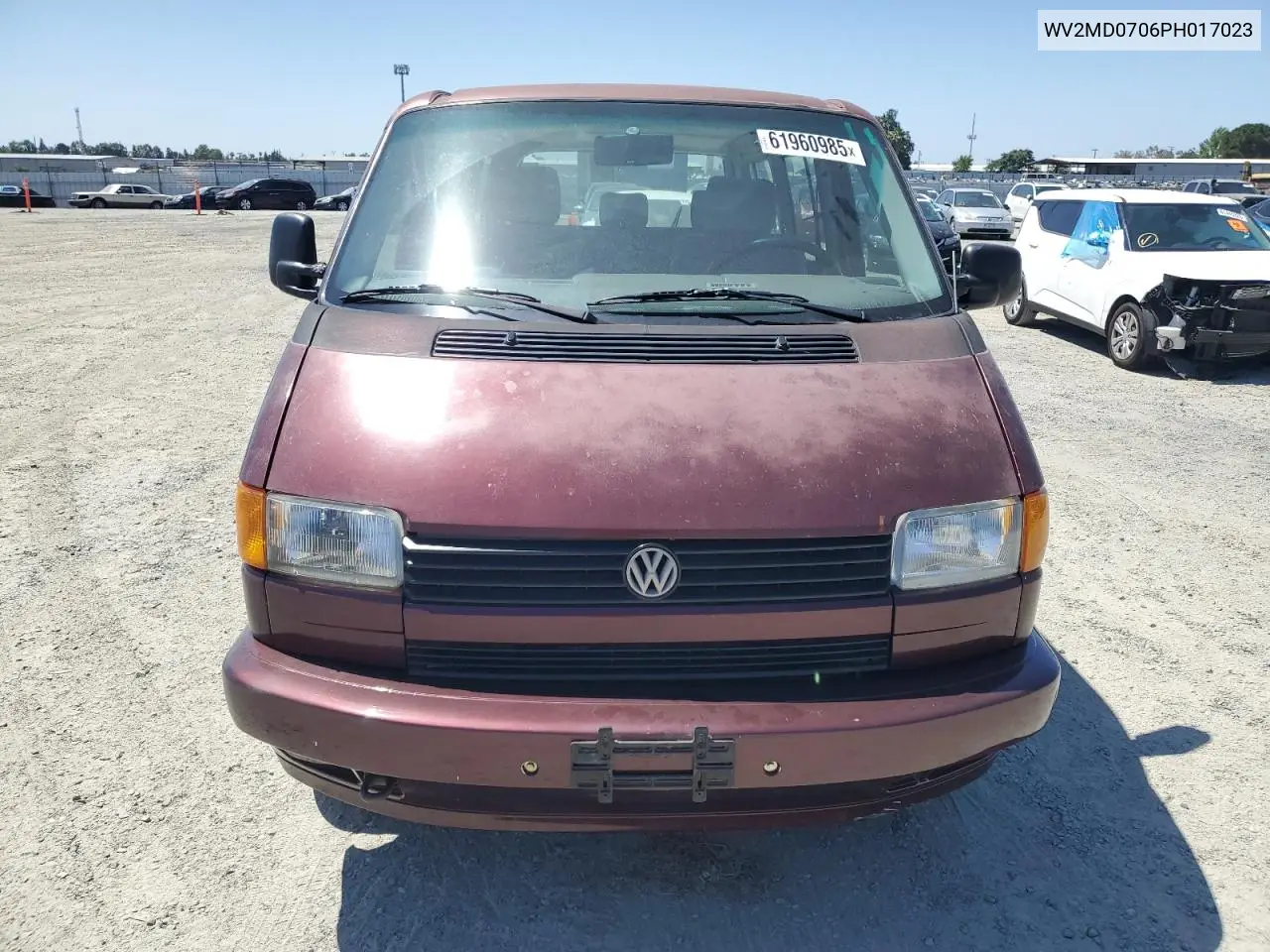 1993 Volkswagen Eurovan Mv VIN: WV2MD0706PH017023 Lot: 61960985