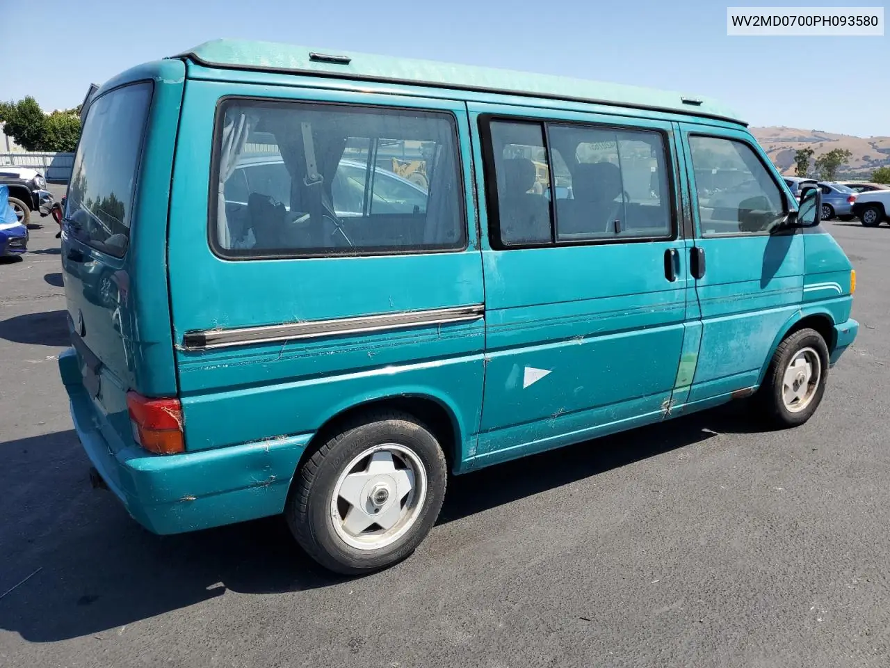 1993 Volkswagen Eurovan Mv VIN: WV2MD0700PH093580 Lot: 63420765