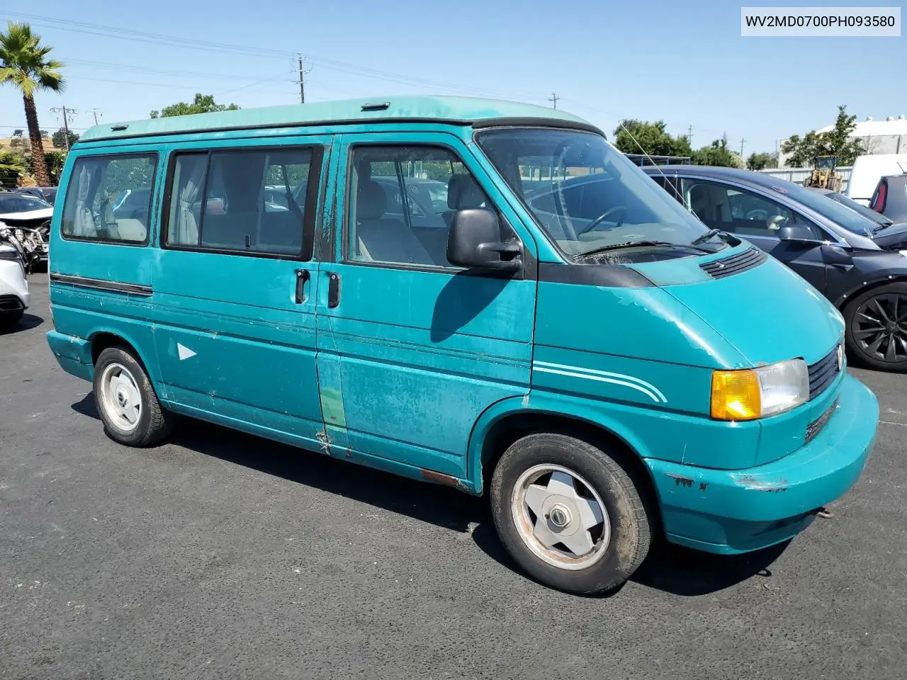 1993 Volkswagen Eurovan Mv VIN: WV2MD0700PH093580 Lot: 63420765