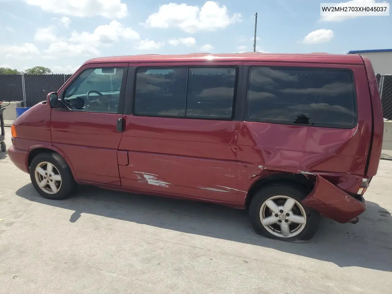1999 Volkswagen Eurovan Mv VIN: WV2MH2703XH045037 Lot: 57109265