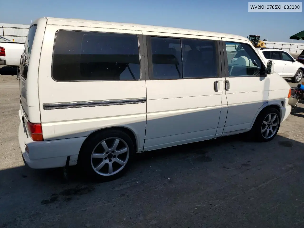 1999 Volkswagen Eurovan Gls VIN: WV2KH2705XH003038 Lot: 61609125