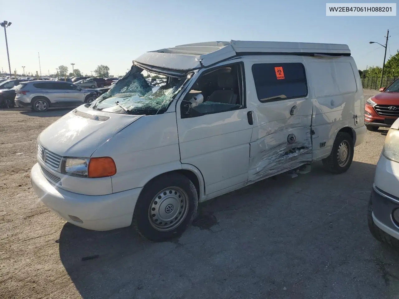 2001 Volkswagen Eurovan Camper VIN: WV2EB47061H088201 Lot: 57886325