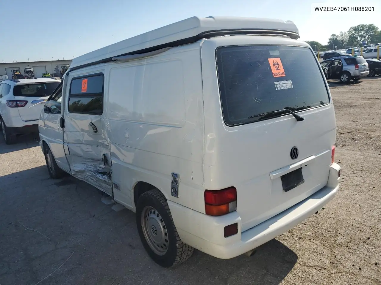 2001 Volkswagen Eurovan Camper VIN: WV2EB47061H088201 Lot: 57886325
