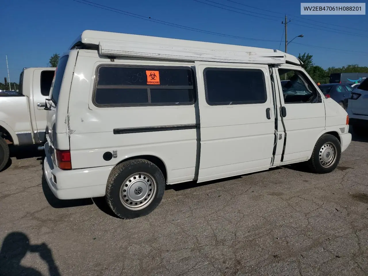 2001 Volkswagen Eurovan Camper VIN: WV2EB47061H088201 Lot: 57886325