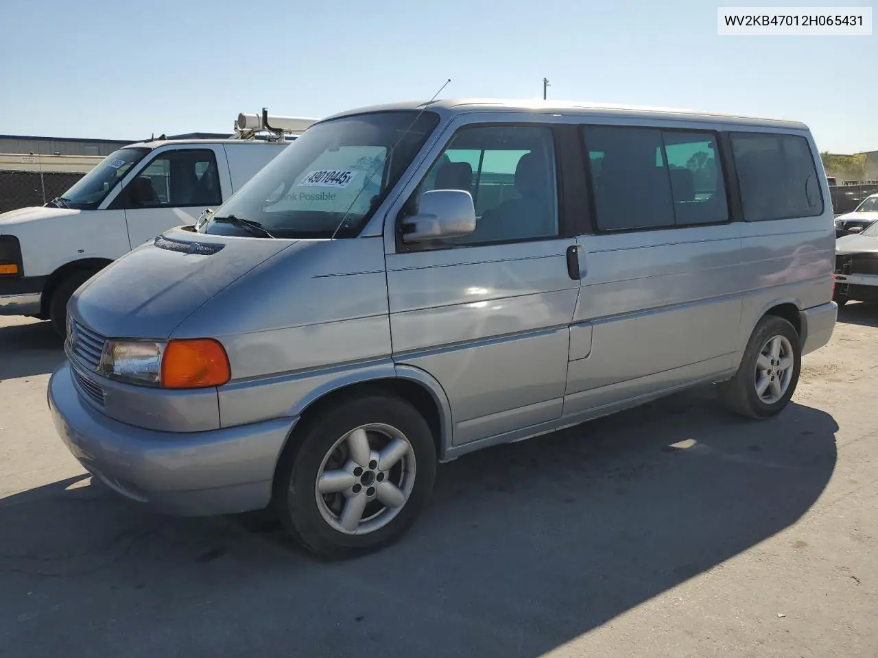 2002 Volkswagen Eurovan Gls VIN: WV2KB47012H065431 Lot: 49010445