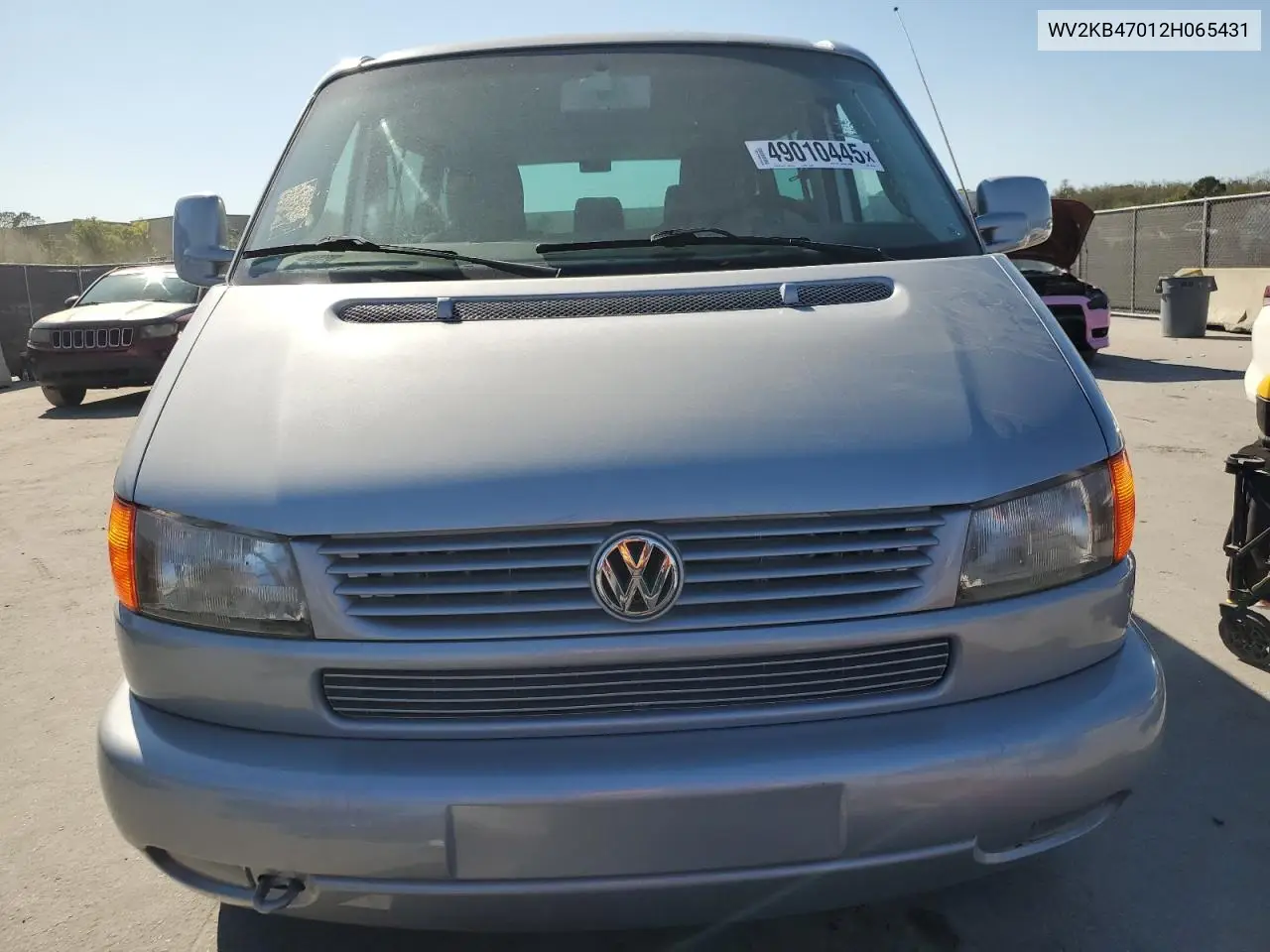 2002 Volkswagen Eurovan Gls VIN: WV2KB47012H065431 Lot: 49010445