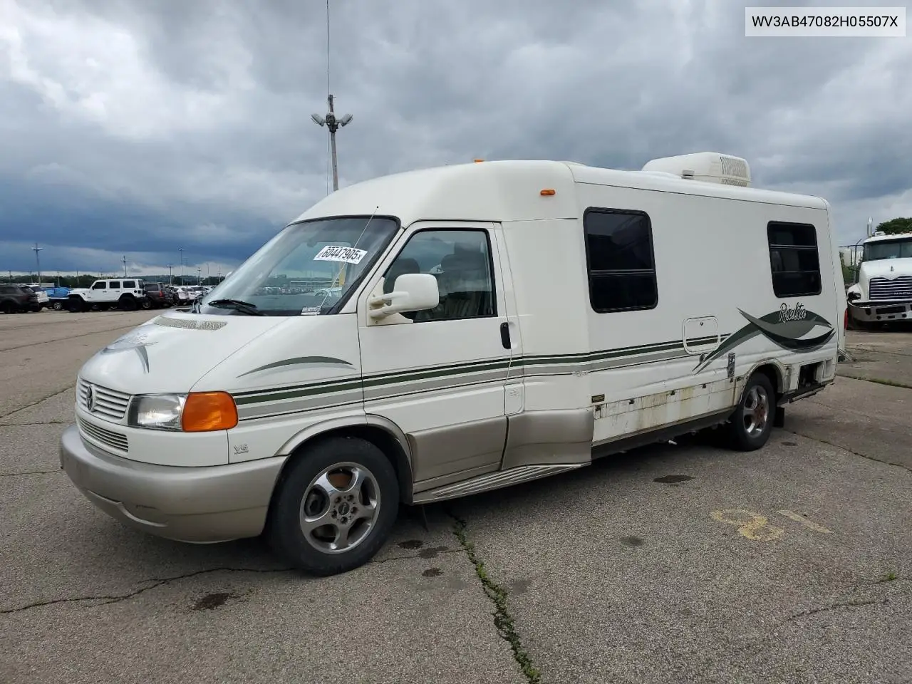 2002 Volkswagen Eurovan VIN: WV3AB47082H055079 Lot: 57764235