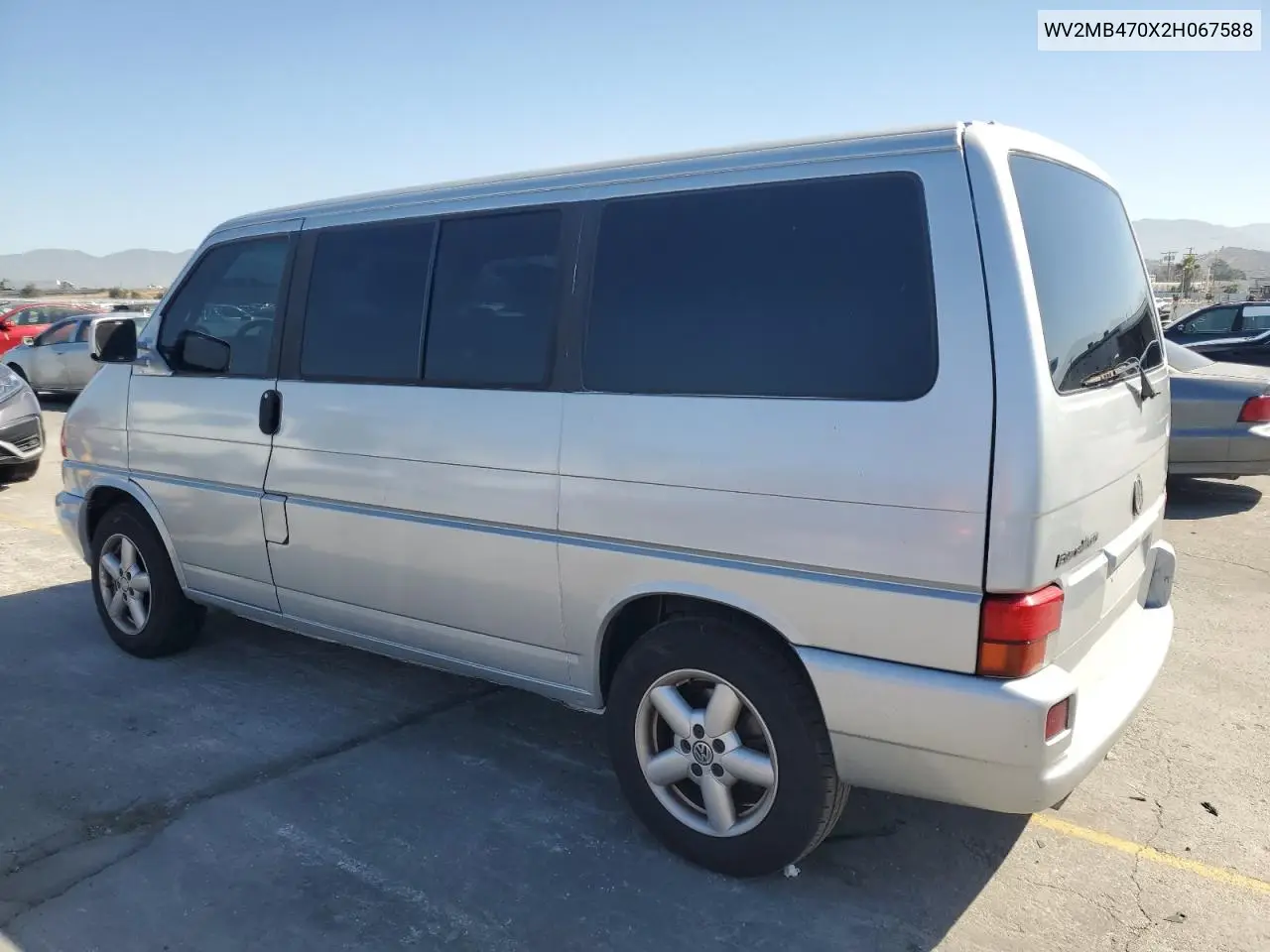 2002 Volkswagen Eurovan Mv VIN: WV2MB470X2H067588 Lot: 60744605