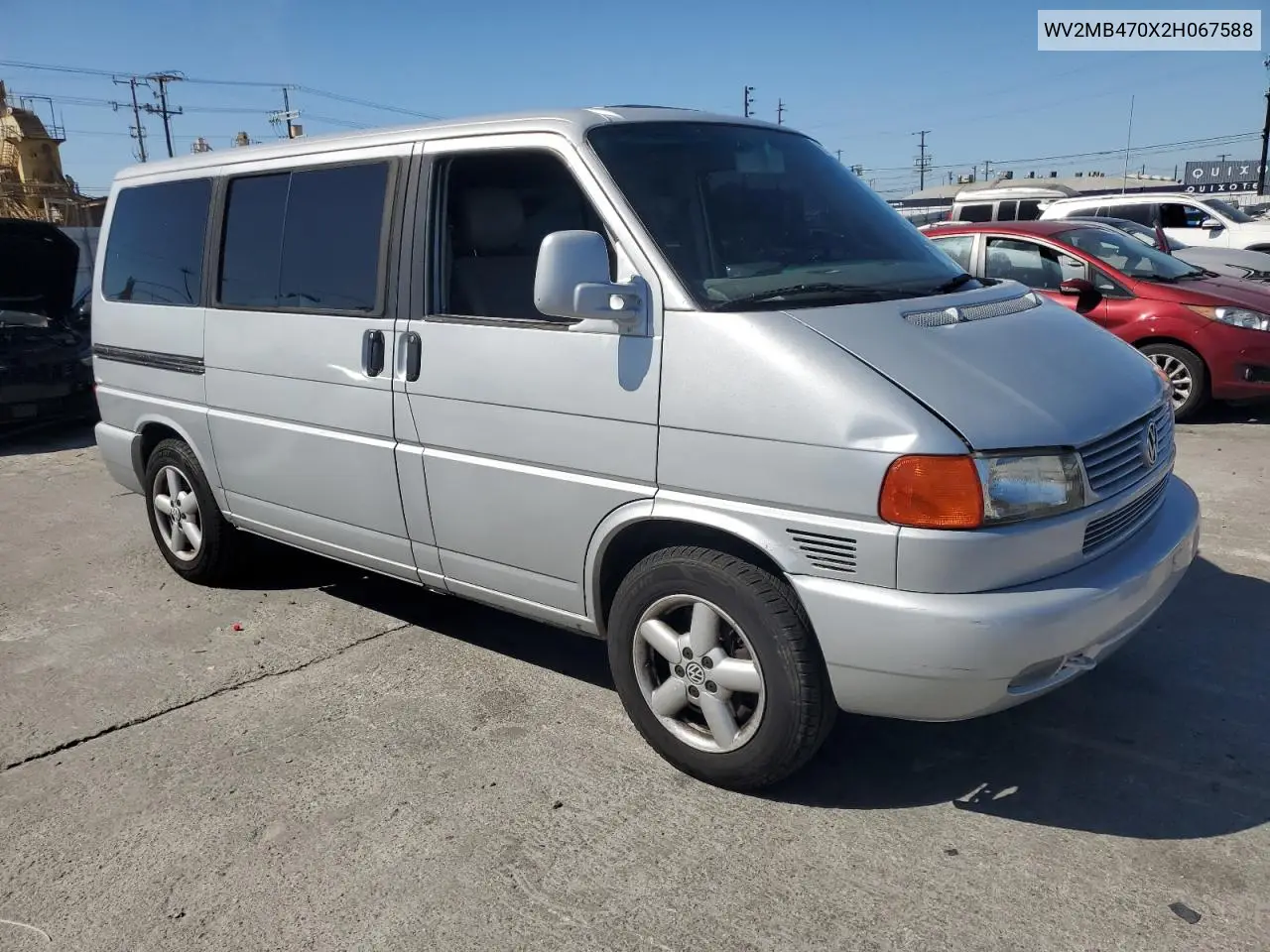 2002 Volkswagen Eurovan Mv VIN: WV2MB470X2H067588 Lot: 60744605
