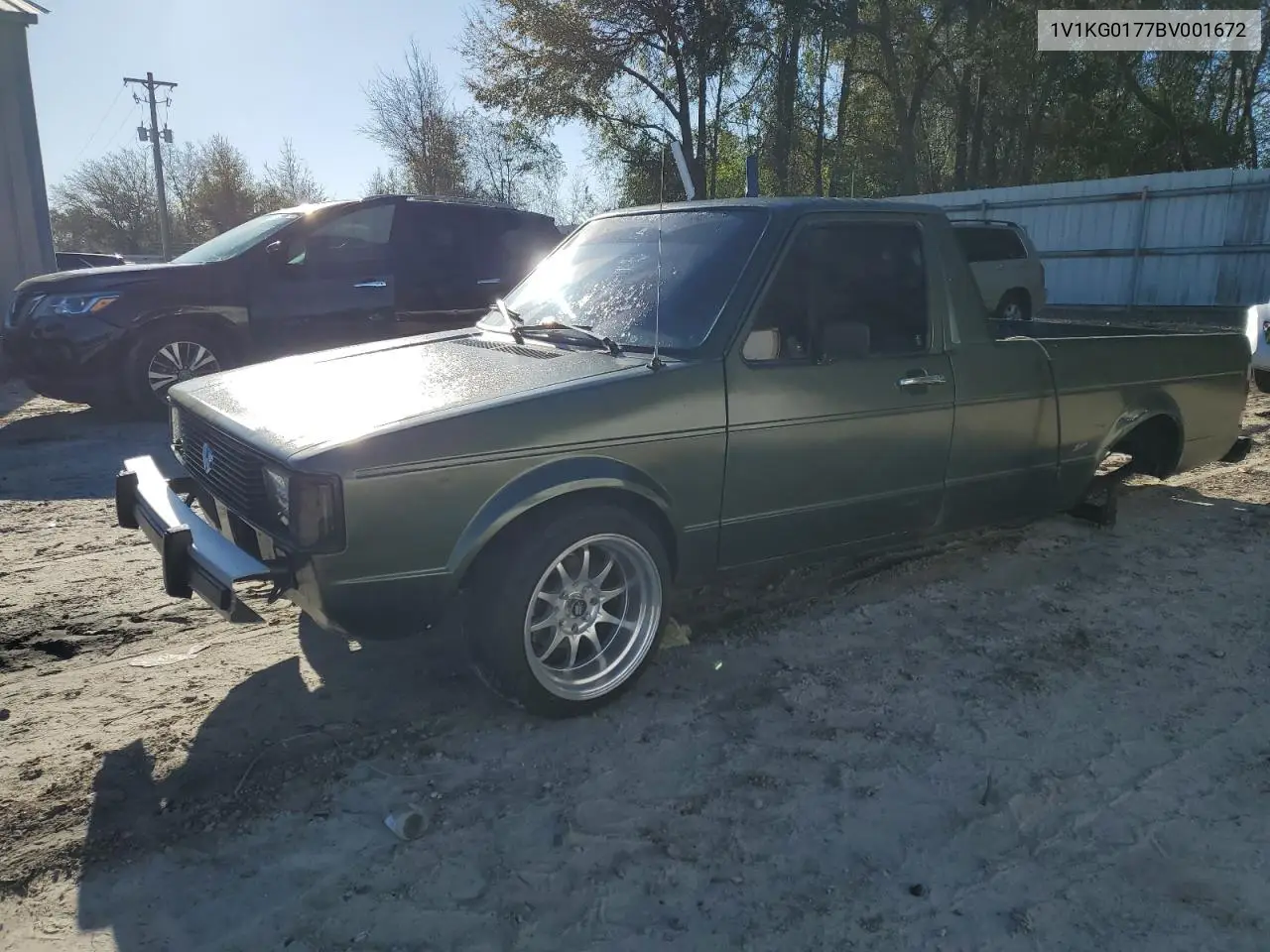 1981 Volkswagen Rabbit Truck VIN: 1V1KG0177BV001672 Lot: 49128945