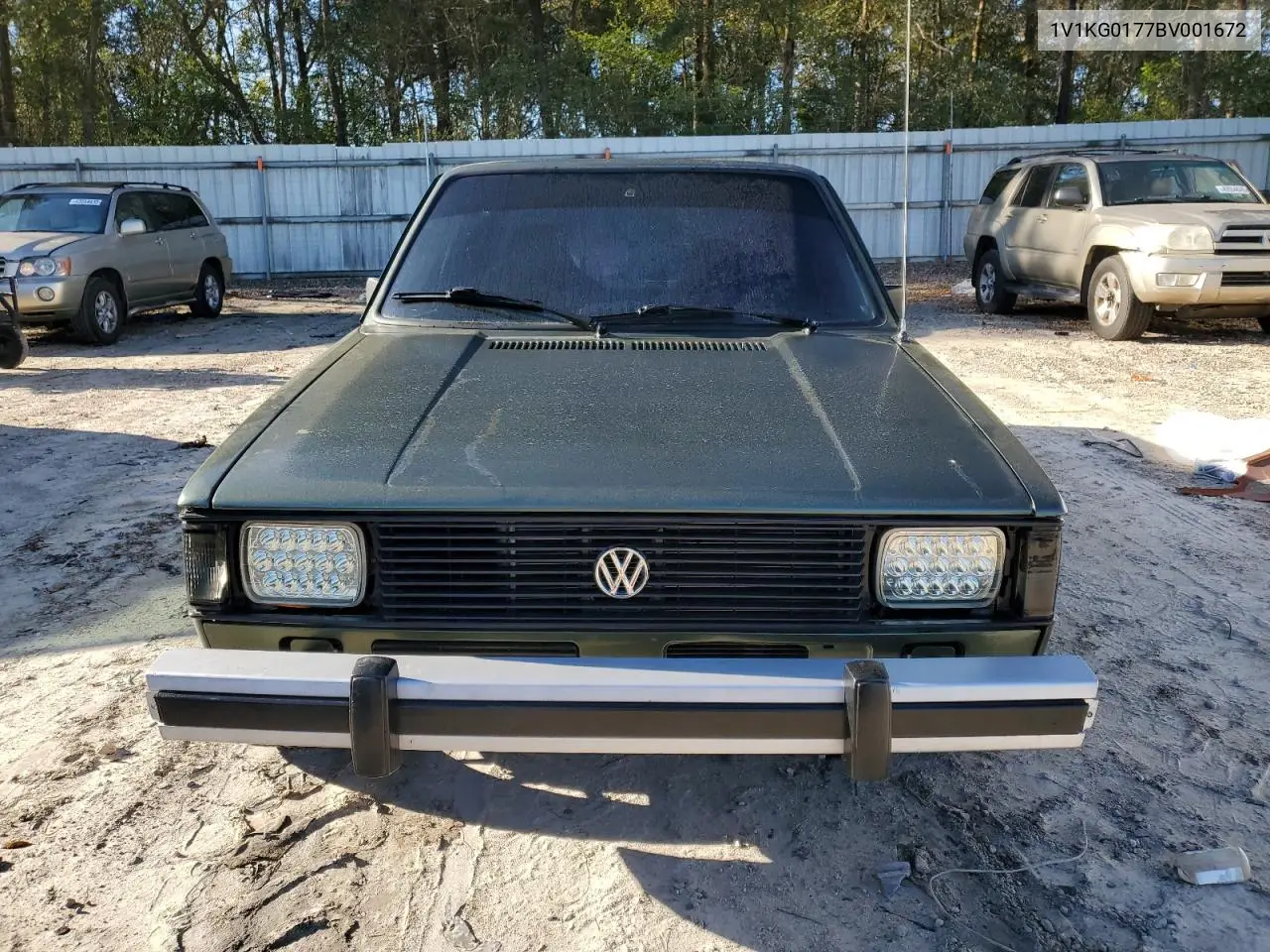 1981 Volkswagen Rabbit Truck VIN: 1V1KG0177BV001672 Lot: 49128945