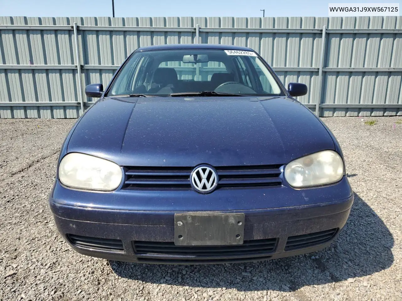 1999 Volkswagen Golf Gls VIN: WVWGA31J9XW567125 Lot: 56462285