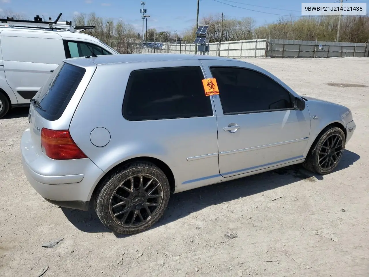 2001 Volkswagen Golf Gl Tdi VIN: 9BWBP21J214021438 Lot: 52407455