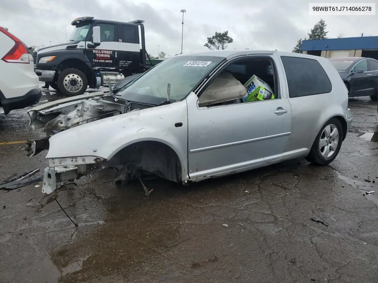 2001 Volkswagen Golf Gl VIN: 9BWBT61J714066278 Lot: 57051215