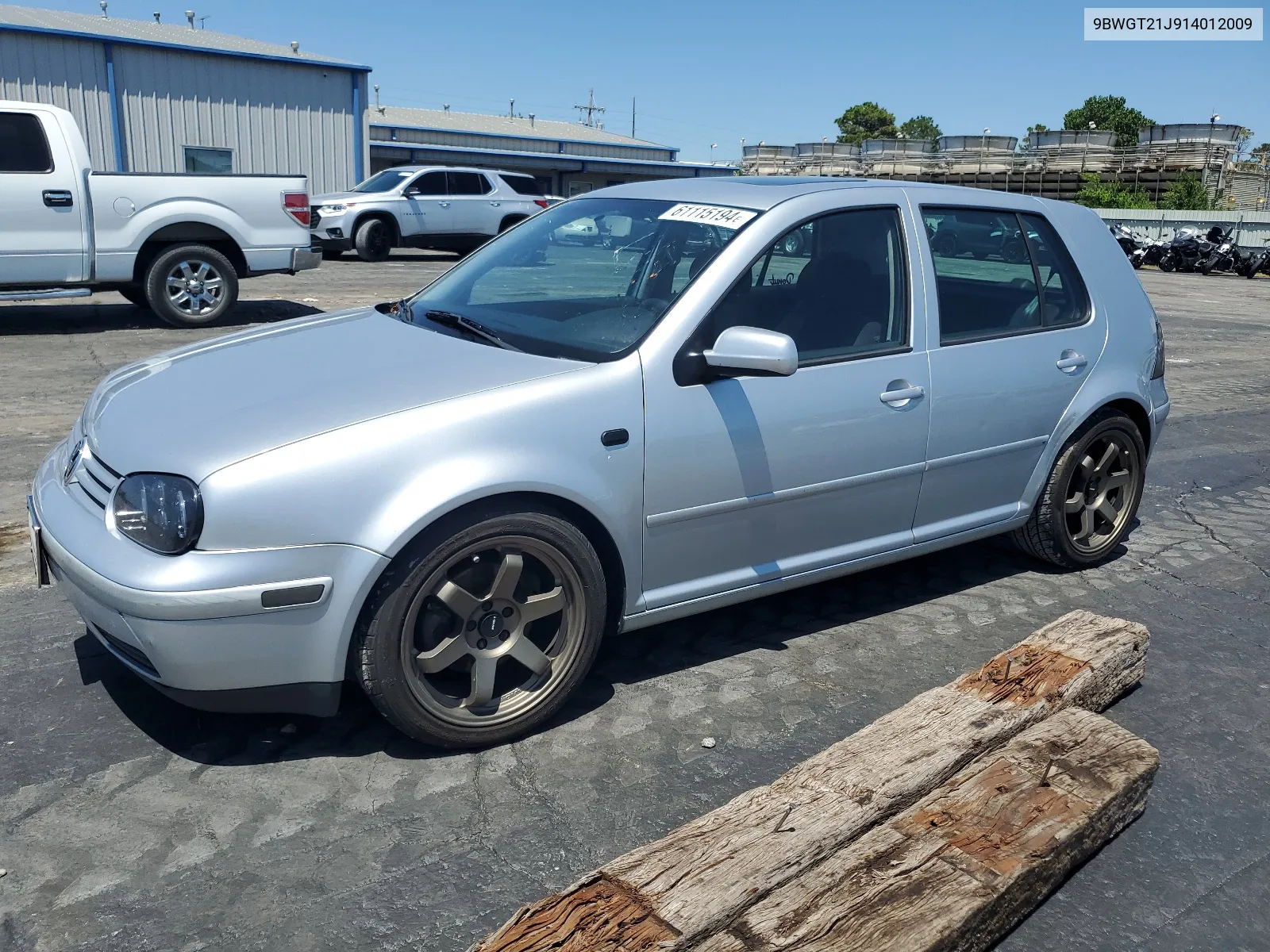 2001 Volkswagen Golf Gls VIN: 9BWGT21J914012009 Lot: 61115194