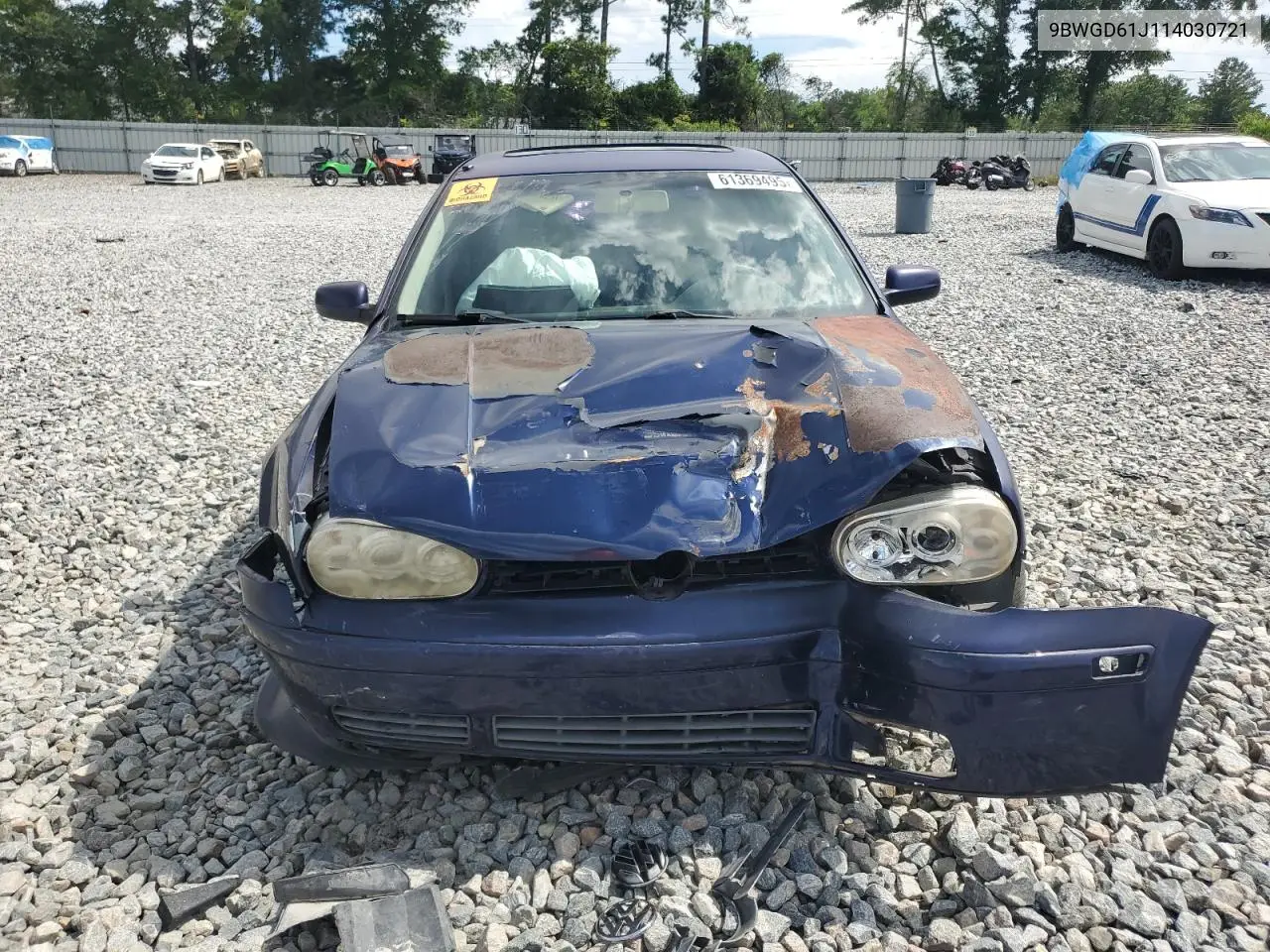 2001 Volkswagen Golf Gls VIN: 9BWGD61J114030721 Lot: 61369495