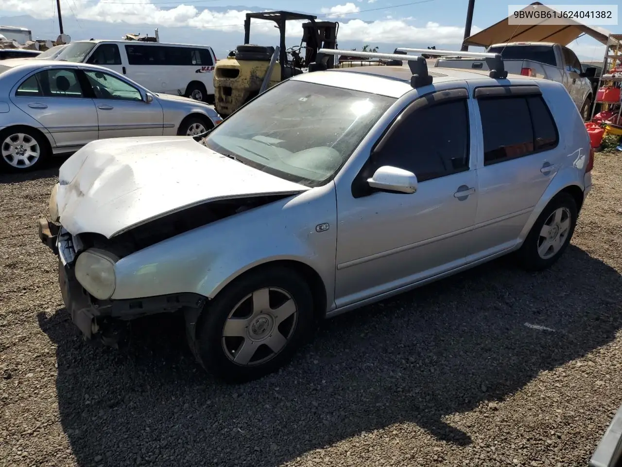 2002 Volkswagen Golf Gls VIN: 9BWGB61J624041382 Lot: 52049405