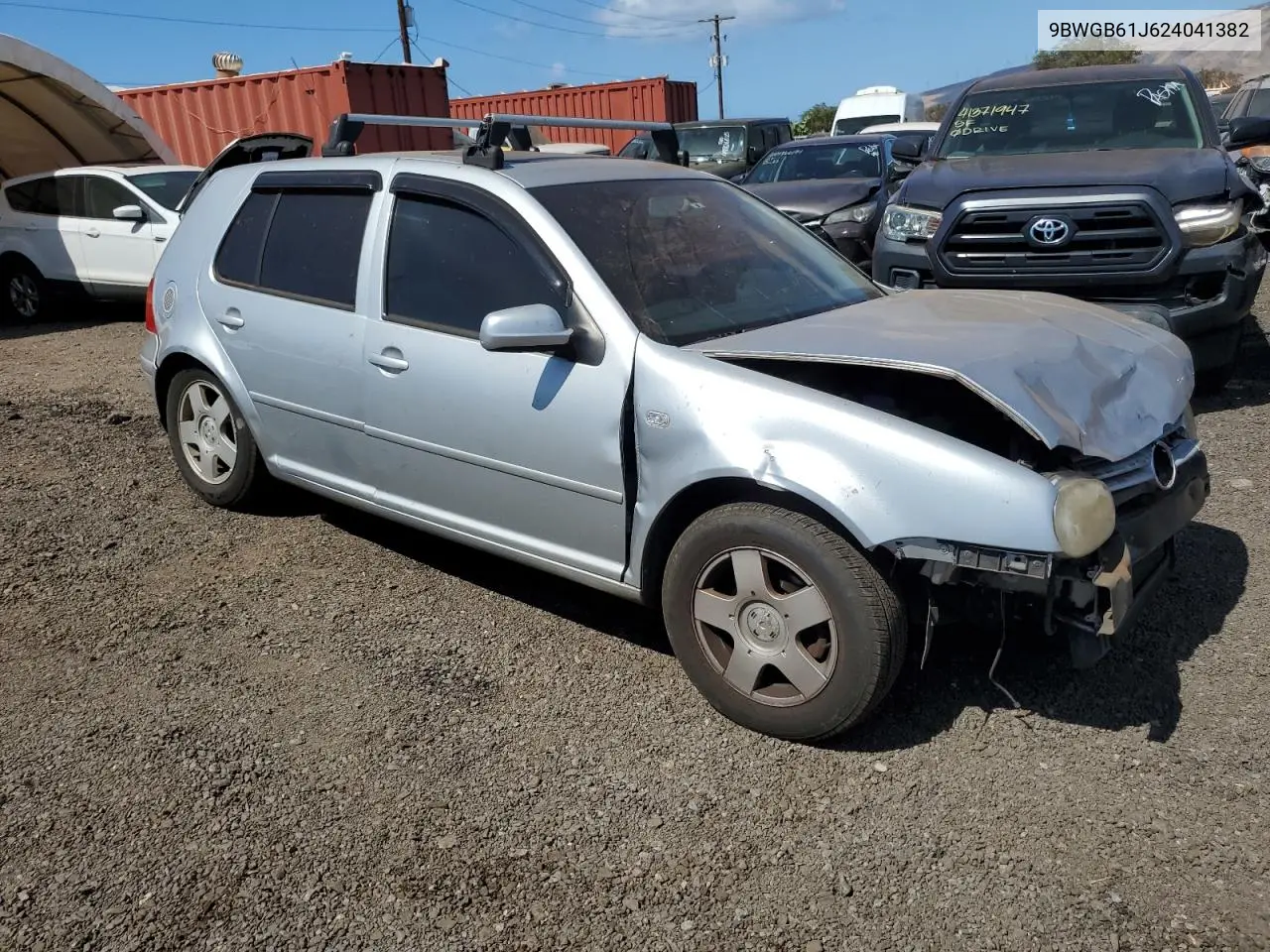 2002 Volkswagen Golf Gls VIN: 9BWGB61J624041382 Lot: 52049405