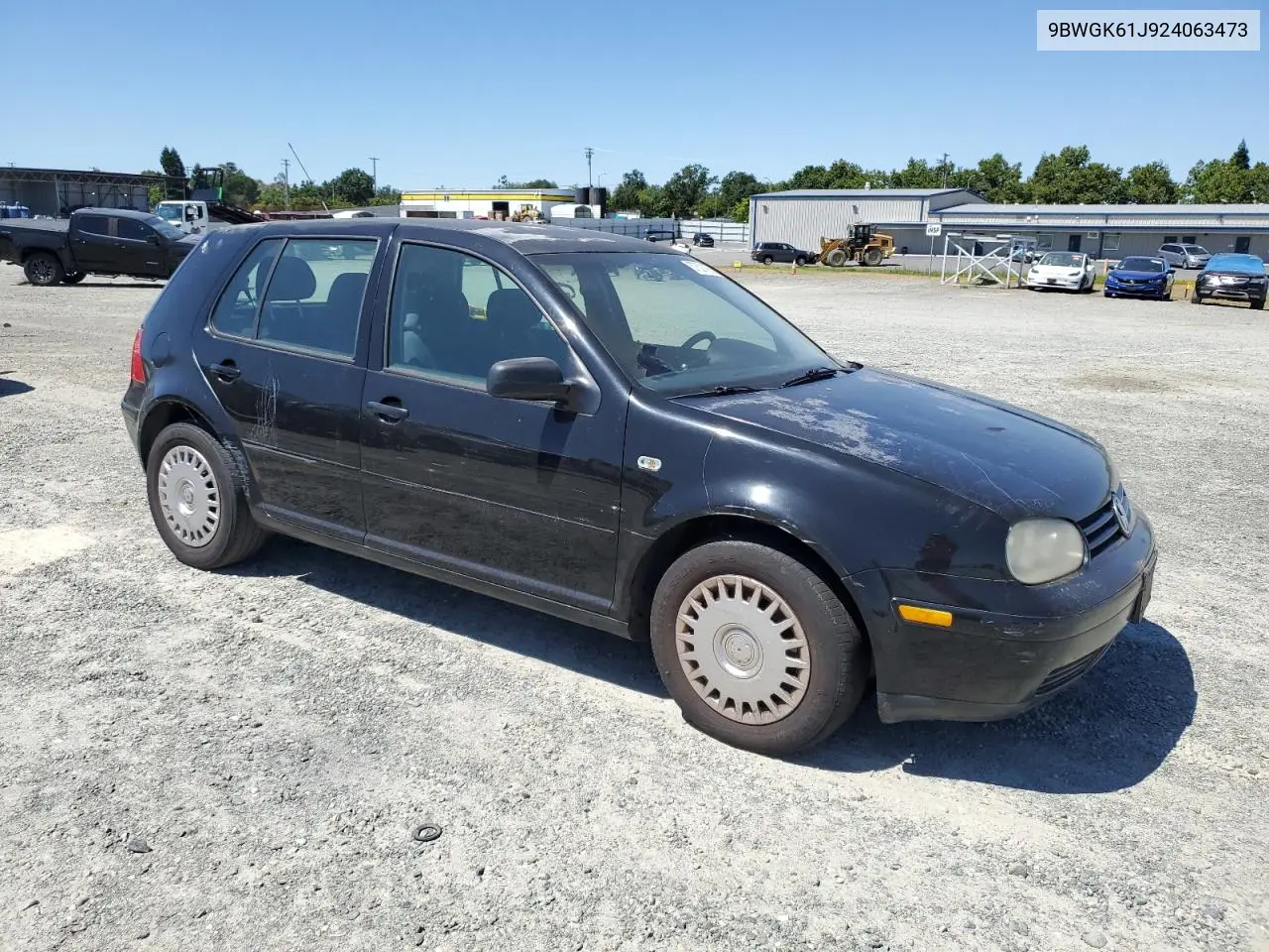 2002 Volkswagen Golf Gls VIN: 9BWGK61J924063473 Lot: 57621455