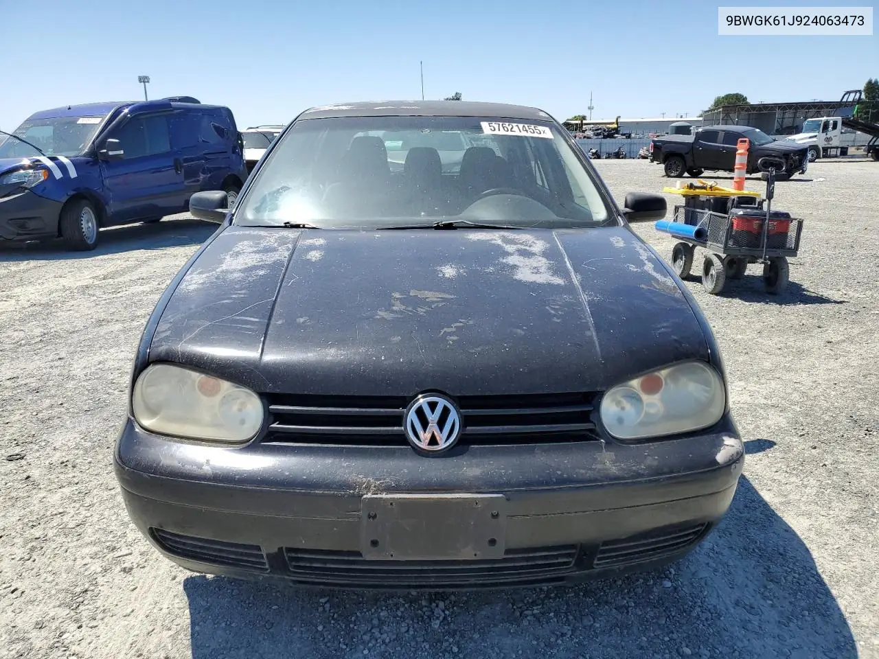 2002 Volkswagen Golf Gls VIN: 9BWGK61J924063473 Lot: 57621455