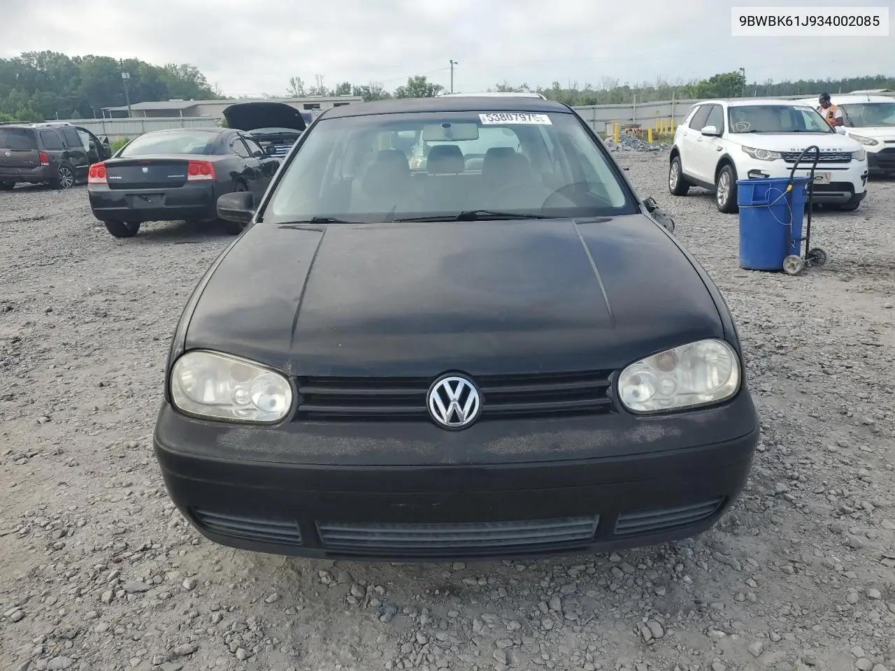 2003 Volkswagen Golf Gl VIN: 9BWBK61J934002085 Lot: 53807975