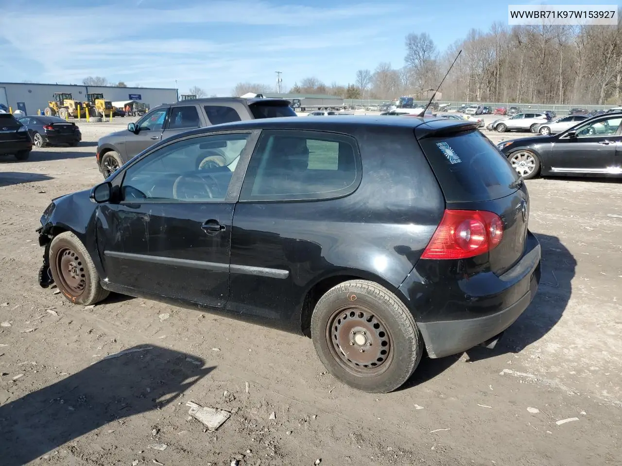 2007 Volkswagen Rabbit VIN: WVWBR71K97W153927 Lot: 45217685