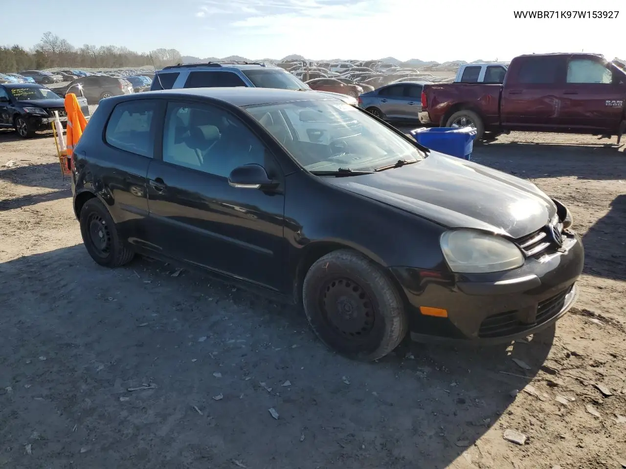 2007 Volkswagen Rabbit VIN: WVWBR71K97W153927 Lot: 45217685