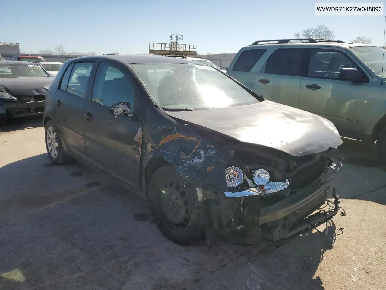 2007 Volkswagen Rabbit VIN: WVWDR71K27W048090 Lot: 46706585