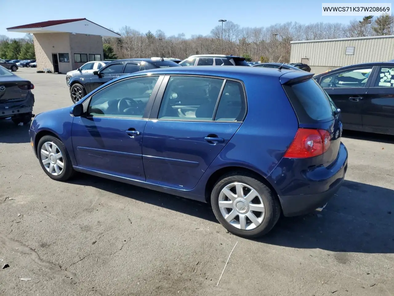 2007 Volkswagen Rabbit VIN: WVWCS71K37W208669 Lot: 49654755