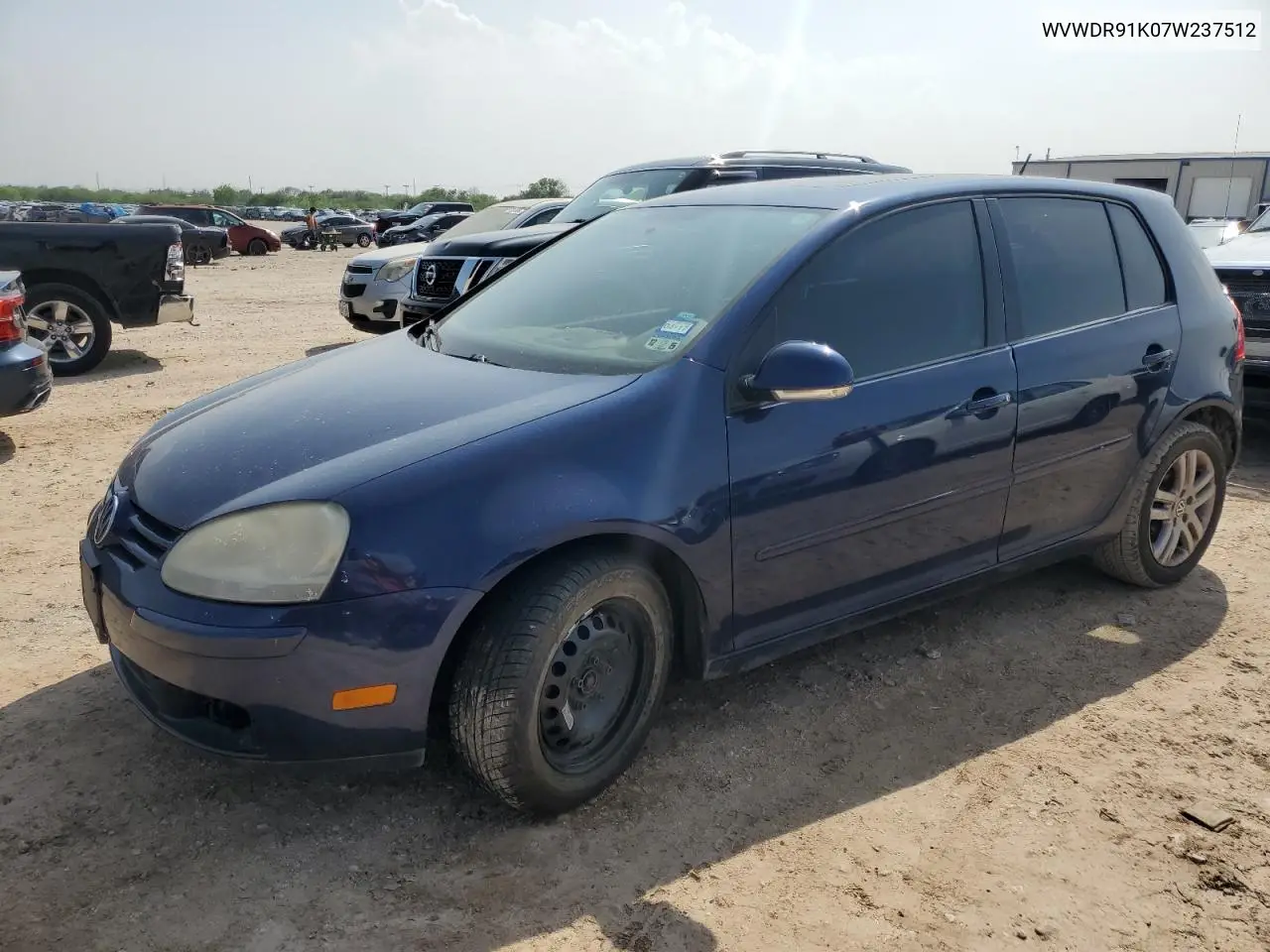 2007 Volkswagen Rabbit VIN: WVWDR91K07W237512 Lot: 50466105