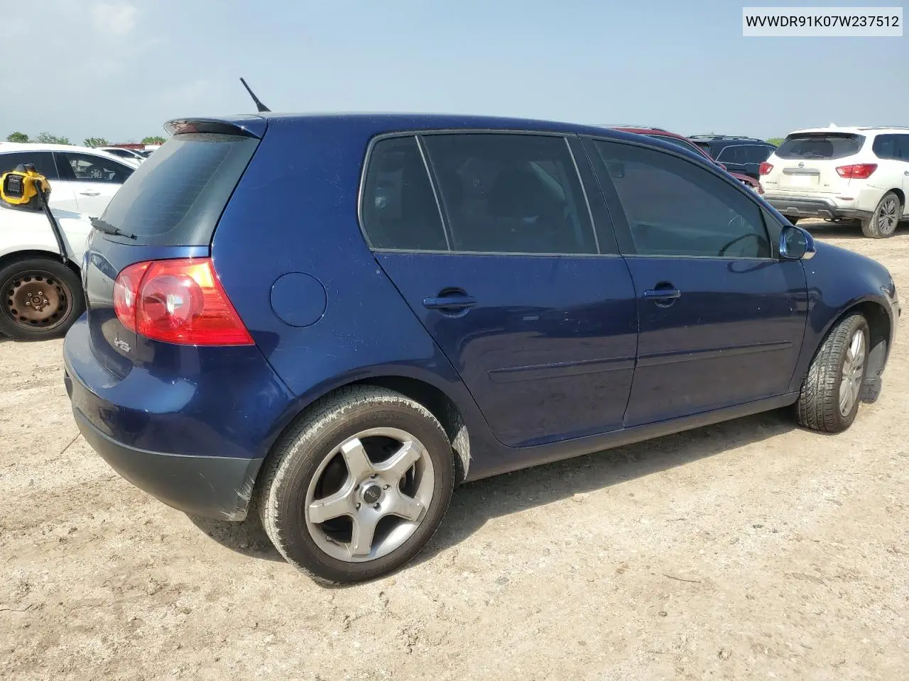 2007 Volkswagen Rabbit VIN: WVWDR91K07W237512 Lot: 50466105