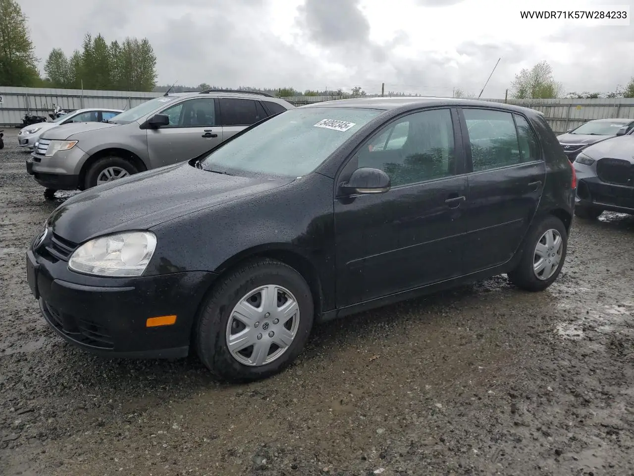 2007 Volkswagen Rabbit VIN: WVWDR71K57W284233 Lot: 54092345