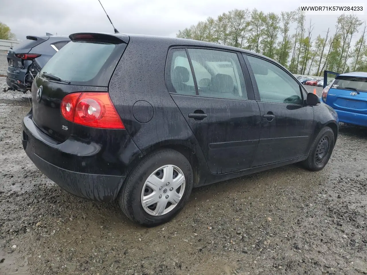 2007 Volkswagen Rabbit VIN: WVWDR71K57W284233 Lot: 54092345
