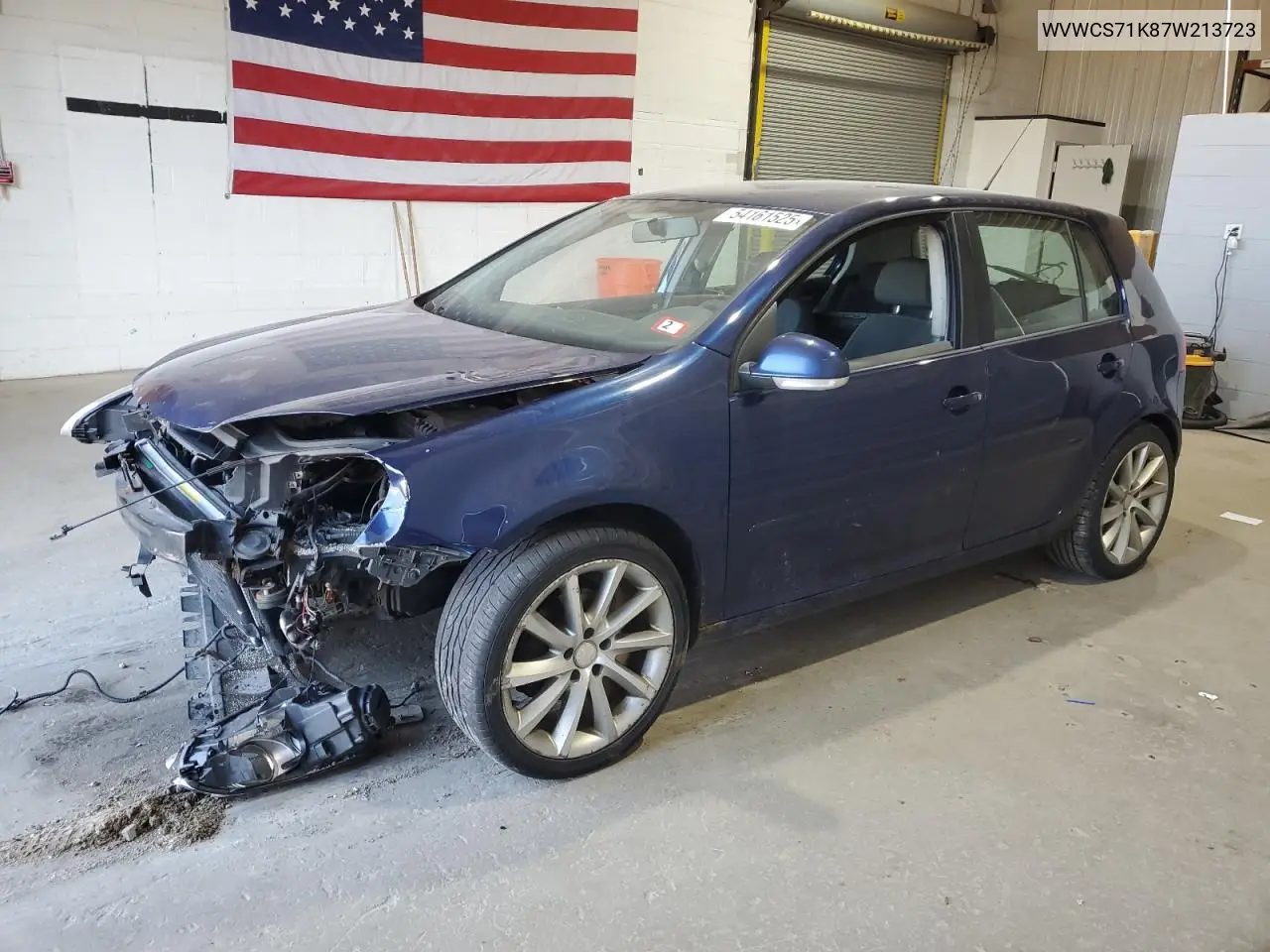 2007 Volkswagen Rabbit VIN: WVWCS71K87W213723 Lot: 54161525