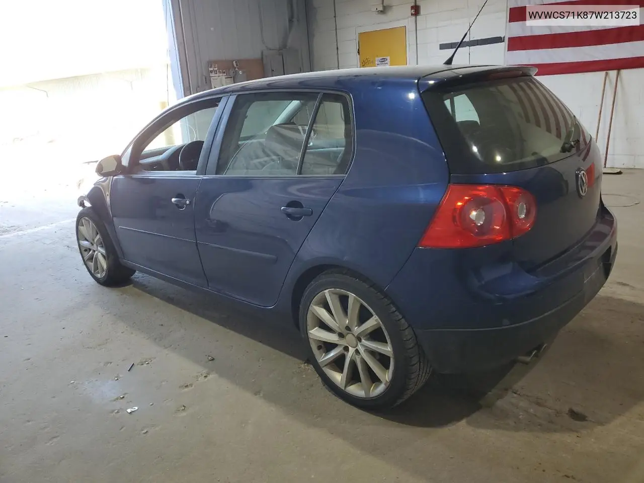 2007 Volkswagen Rabbit VIN: WVWCS71K87W213723 Lot: 54161525