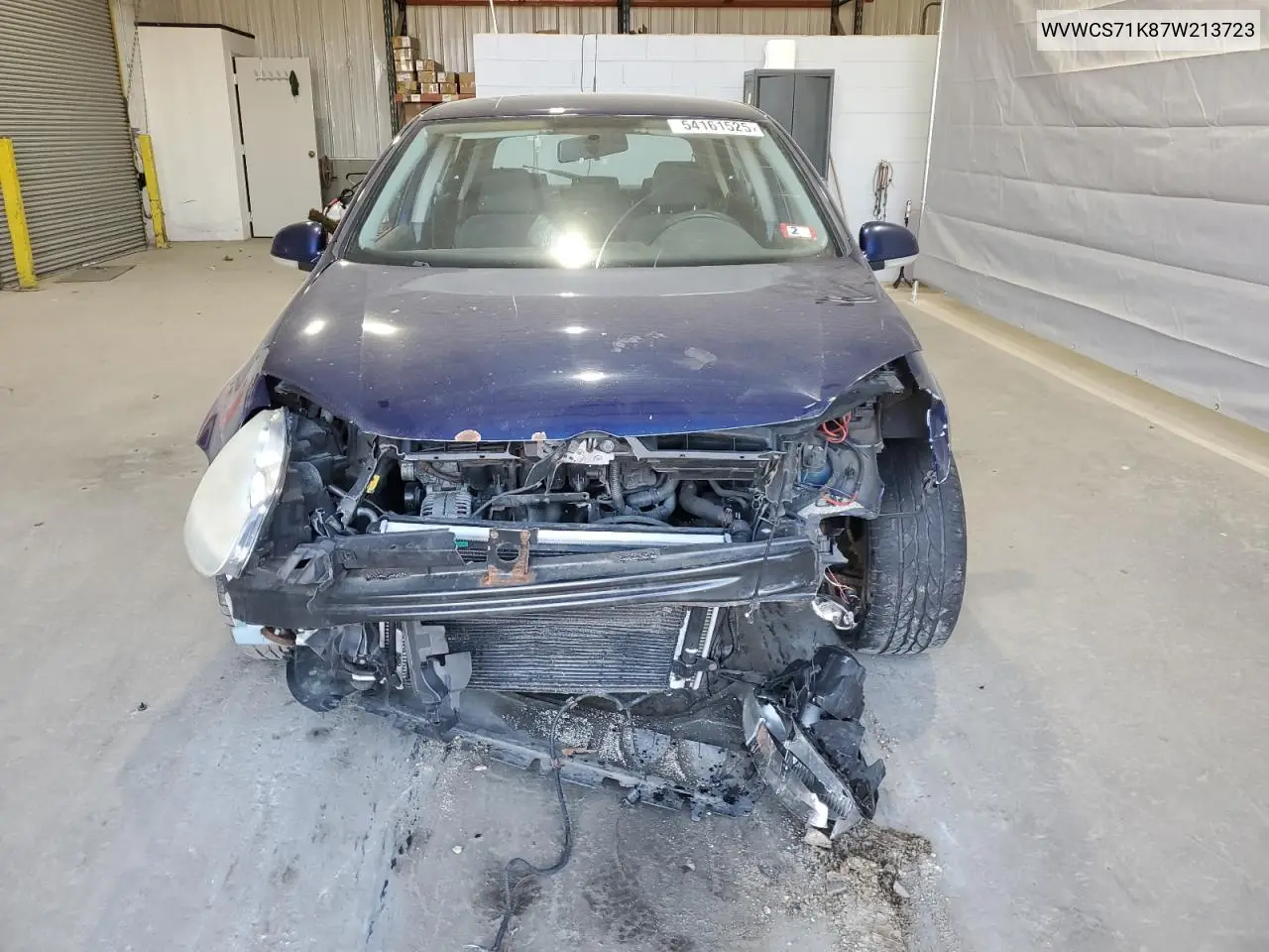 2007 Volkswagen Rabbit VIN: WVWCS71K87W213723 Lot: 54161525
