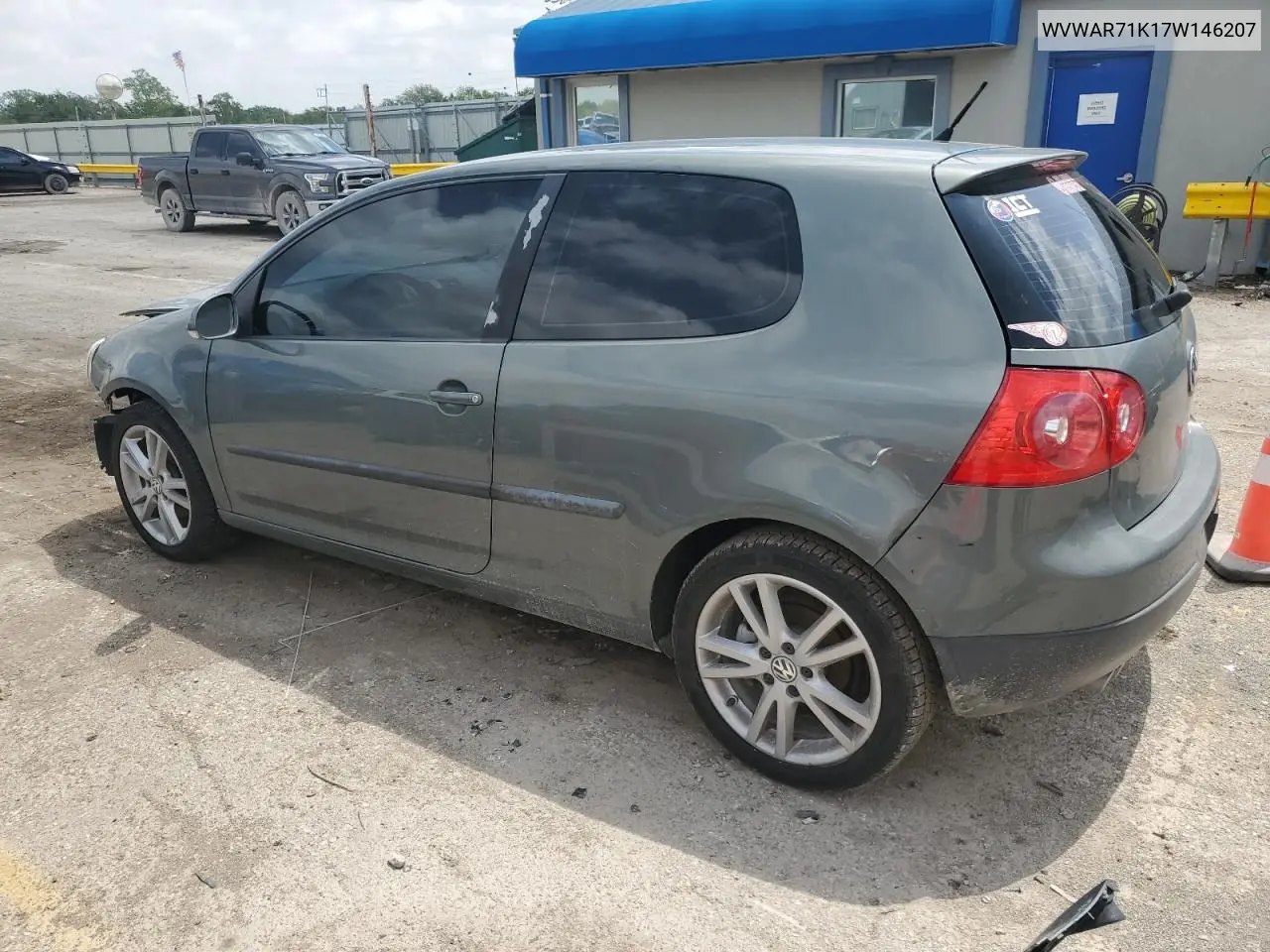 2007 Volkswagen Rabbit VIN: WVWAR71K17W146207 Lot: 54927575