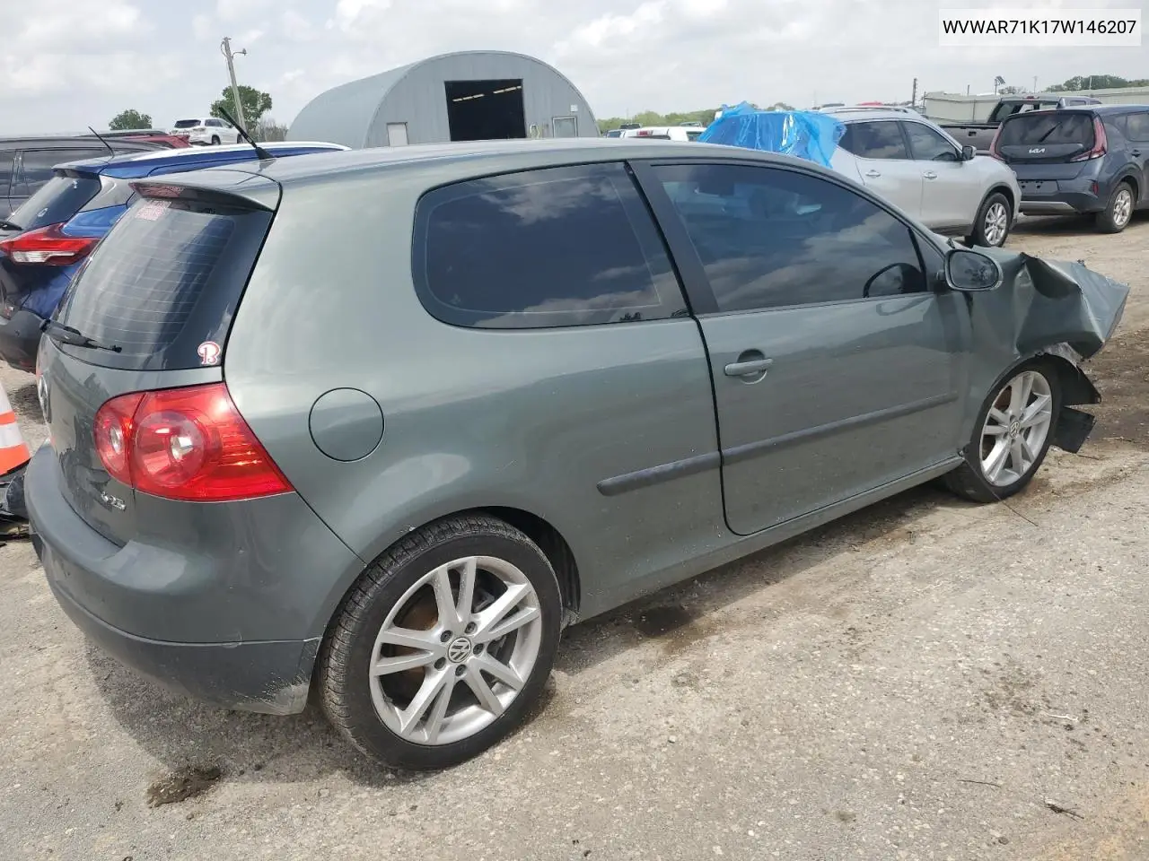 2007 Volkswagen Rabbit VIN: WVWAR71K17W146207 Lot: 54927575