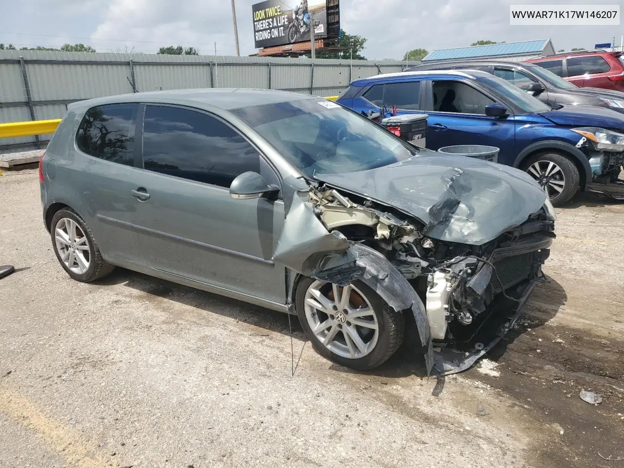 2007 Volkswagen Rabbit VIN: WVWAR71K17W146207 Lot: 54927575
