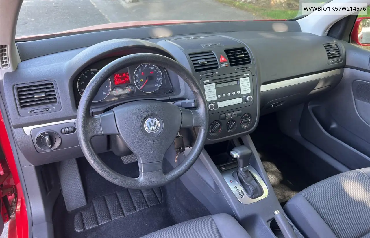 2007 Volkswagen Rabbit VIN: WVWBR71K57W214576 Lot: 55692465